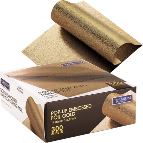 Imagine Folie aluminiu POP-UP Embosata 12x27cm AURIE 300buc - PREMIUM
