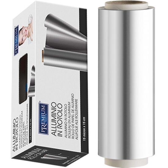 Imagine Folie aluminiu vopsit suvite 15cm x 100metri - PREMIUM