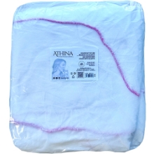 Imagine Cearceaf (husa) cu elastic ROZ pentru pat 90x220 - ATHINA