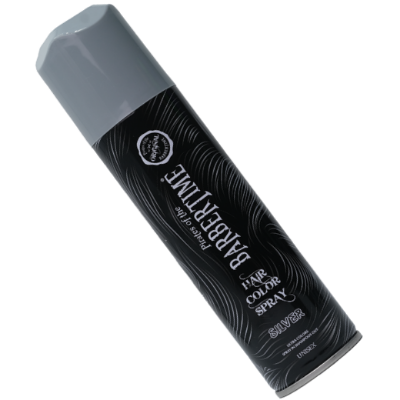 Spray de par colorat 150ml SILVER – BARBERTIME