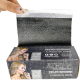 Imagine Folie aluminiu POP-UP Embosata 12,7 x 27,9cm NEAGRA 250buc - ATHINA