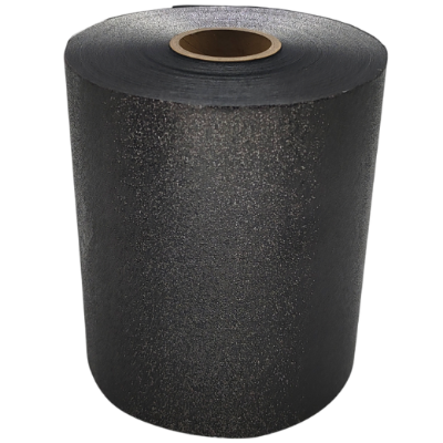 Folie aluminiu Embosata 12,7cm x 100metri NEAGRA cu cutter - ATHINA