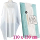 Imagine Pelerine XL protectie vopsit 110 x 130cm, unica folosinta set 20 buc Albe - ROIAL